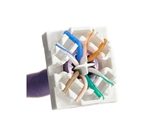 Alantec MB007-1 RJ45 UTP cat.6A keystone modulis be įrankių ALANTEC Plus - pagerintas perdavimo našumas