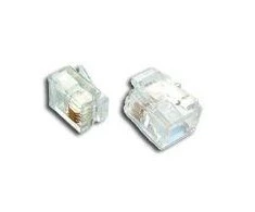 RJ11 telefono kištukas 6P4C (100 vnt. pakuotė) ALANTEC