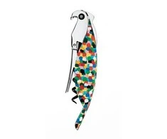 Alessi PARROT Korkociąg do butelių su aliuminio, kolorowa papuga