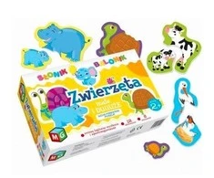 Dėlionė Multigra Stambūs ir maži gyvūnai - Elephant Balloon