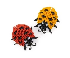 Alexander Aleksandro kūrybinis rinkinys origami 3d Ladybugs