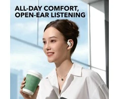 Ausinės Anker Soundcore Aero Fit 2, Baltos spalvos