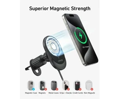 Įkroviklis Anker Įkroviklis MagGo Qi2 15W Juoda