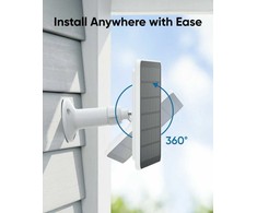 anker Eufy 3W saulės baterija, skirta EufyCam 2, EufyCam 2 Pro, EufyCam 2C, EufyCam 2C Pro, EufyCam S330, SolocamS230