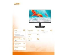 Monitorius AOC 22B2H LED 21.5inch/Business/Panel VA/ Full HD 1080p VGA 60Hz HDMI 75 Hz