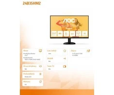 Monitorius AOC 24B35HM2 23,8 colio GREITAS VA FHD 100Hz 1ms 250cd/m2 D-Sub HDMI