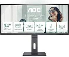 Monitorius AOC CU34P3CV