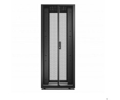 APC Easy Rack 800mm/42U/1100mm su stogu, šonine panele, ratukais, kojelėmis ir 4 laikikliais, be dugno, juodas | Schneider Electric
