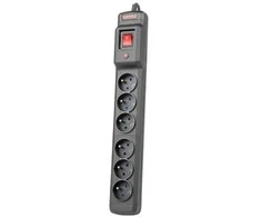 ARMAC M6/25/CZ Armac Surge Protection MULTI M6 (6 lizdai) 2,5m juodas