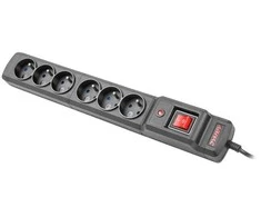 ARMAC M6/25/CZ Armac Surge Protection MULTI M6 (6 lizdai) 2,5m juodas