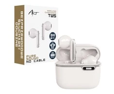 ART BT Ausinės With HQ Mikrofonas TWS USB-C baltas