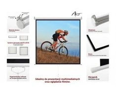 ART ER M84 1:1 ART rankinis Ekranas pusiau automatinis 1:1 118 213x213cm MS-84 1:1