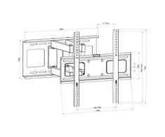TV LED/LCD laikiklis Art AR-80,  32-65"