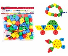 Askato Little Genius Blocks – dideli karoliukai