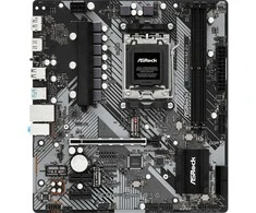 Pagrindinė plokštė ASRock | B650M-H/M.2+ | Procesorių šeima AMD | Procesoriaus lizdas AM5 | DDR5 | Palaikomos standžiojo disko sąsajos SATA, M.2 | SATA jungčių skaičius 4