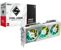 Vaizdo plokštė ASRock Radeon RX 9070 XT Steel Legend 16GB
