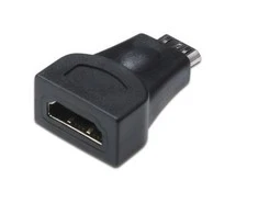 Assmann Electronic ASSMANN HDMI adapteris tipas C - A M/F Ultra HD 60p bl