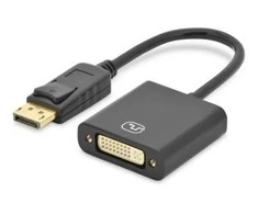 Assmann Electronic DIGITUS adapterio kabelio ekranasPrievadas DVI-I M/F 0,15 m AWG28 2x ekranuotas