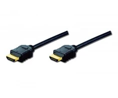 Assmann Electronic ASSMANN HDMI 2.0 kabelis 2xHDMI A tipo kištukas didelės spartos HDMI su eternetu 1 m masiniu 4K Ultra HD ir 3D ARC CEC