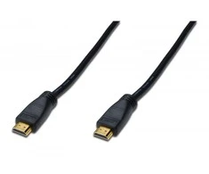 Assmann Electronic ASSMANN HDMI didelės spartos jungties kabelis tipas A w amp. M M 40.0m Full HD CE auksinis bl