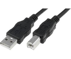 Assmann Electronic Kabelis USB 2.0 (A - B) juodas, 1.8m