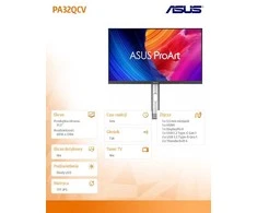 Monitorius ASUS ProArt PA32QCV - 31.5" | 6K | 98% DCI-P3 | Thunderbolt 4