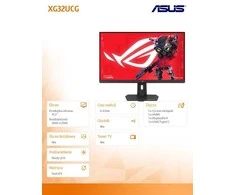 Monitorius ASUS ROG Strix XG32UCG - 160Hz | 4K | Fast IPS | 31.5"