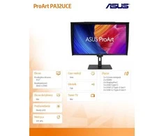 Monitorius ASUS ProArt PA32UCE - 60Hz | 4K | IPS | 31,5''