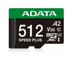 Atminties kortelė ATMINTIS Micro SDXC 512GB UHS-I UD512GUI3V30A2SP-RA1 ADATA