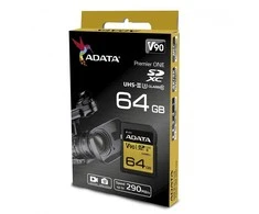 Atminties kortelė ADATA | Premier ONE | UHS-II U3 | 64 GB | SDXC | Flash atminties klasė 10