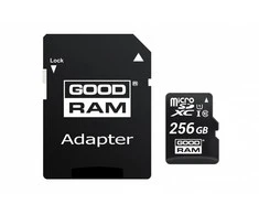 GOODRAM M1AA-2560R12 GOODRAM atminties kortelė Micro SDXC 256GB Class 10 UHS-I + Adapteriai