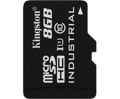 Atminties kortelė Kingston | UHS-I | 8 GB | Micro SDHC/SDXC Industrial Card | Flash atminties klasė Class 10, UHS-I, U3, V30, A1 | SD Adapteris