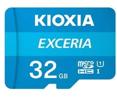 32 GB UHS-I U1 Kioxia Micro SD atminties kortelė su adapteriu