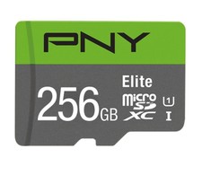 Atminties kortelė PNY Technologies PNY Elite 256 GB Micro SDXC UHS-I 10 klasės atmintis