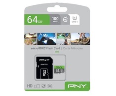 Atminties kortelė PNY Technologies PNY Elite 64 GB Micro SDXC 10 klasė