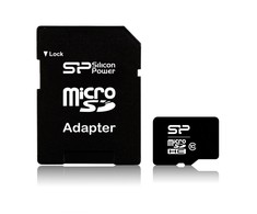 Silicon Power | 16 GB | Micro SDHC | Flash atminties klasė 10 | SD adapter