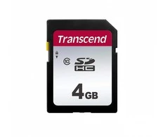 Atminties kortelė TRANSCEND 4 GB SD kortelė, klasė 10