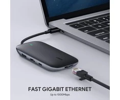 Aukey 8 Port USB 3.0 Type-C Hub CB-C71 Juodas