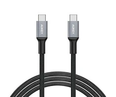 Maitinimo laidas Aukey CB-CD6, USB-C, 2 m