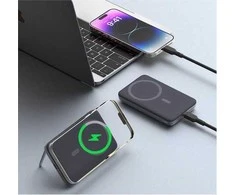 Magnetinis maitinimo blokas Aukey PB-MS01, 6700 mAh, 15 W (juodas)