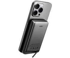 Aukey PB-MS06 Qi2 MagSafe išorinė baterija 10000mAh 30W PD