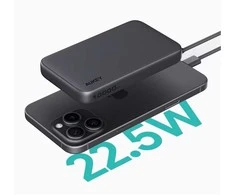 Aukey Pb-y53p išorinė baterija 10000 mAh 22,5 W 4xUSB kabelis USB-C