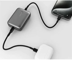 Išorinė baterija Aukey „Spark Mini“ 10000mAh 20W USB-C/USB-A, pilka