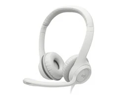 Ausinės Logitech H390, su laidu, Baltos
