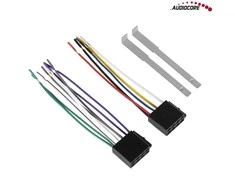 Automagnetola Nešiojamas stereofoninis automobilis AUDIOCORE AC9900 (USB, USB + AUX, USB + AUX + SD kortelės)