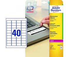 Avery Zweckform NoPeel A4 45,7 x 25,4 mm