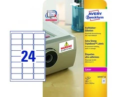 Avery Zweckform TripleBond 63,5 x 33,9 mm