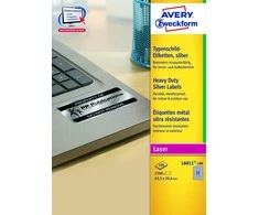 Avery Zweckform TIK. ZF L6011 63,5X22.6 SREBN.E100 ETIKETĖ - L6011- 100