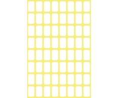 Avery Mini lapinės etiketės rašymui ranka, 13 x 8mm, balta, 384 vnt