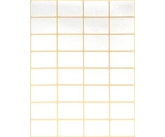 Avery Mini lapinės etiketės rašymui ranka, 29 x 18mm, balta, 960 vnt